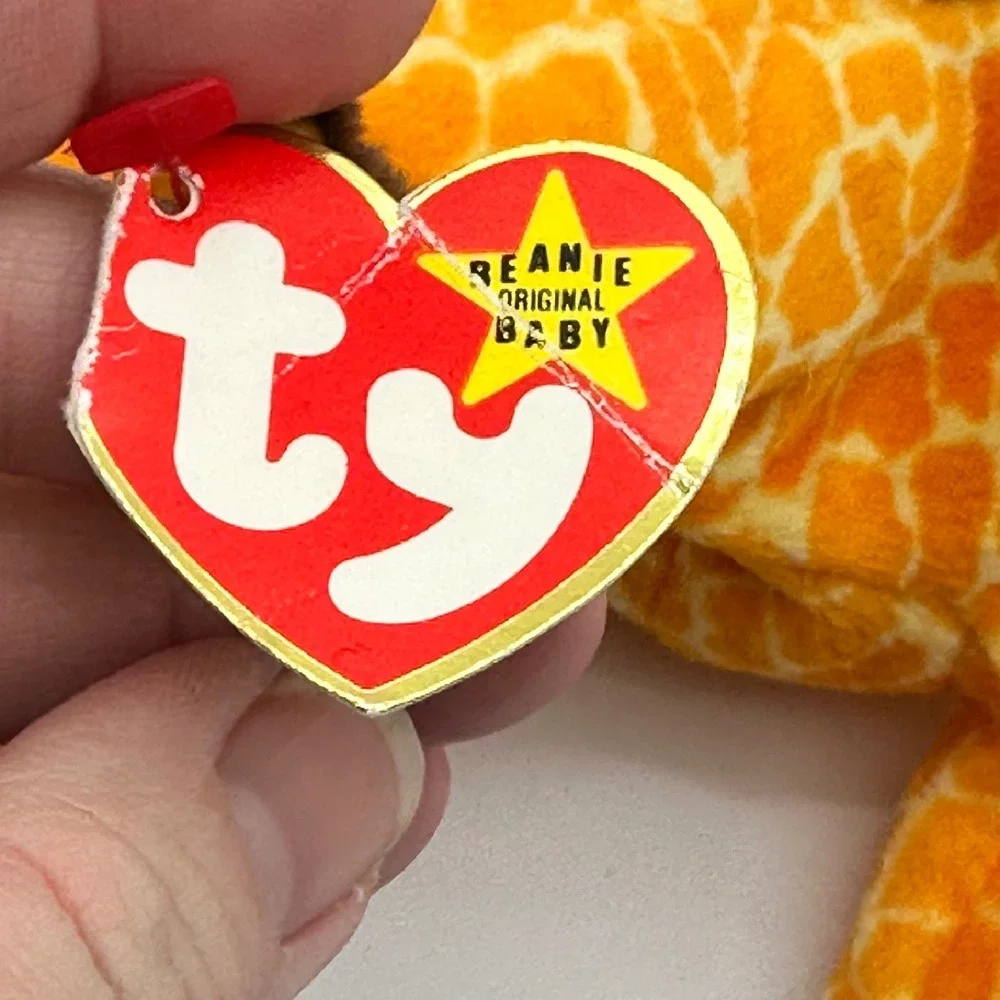 Vintage Ty Beanie Babies Twigs the Giraffe 1995 Plush Toy